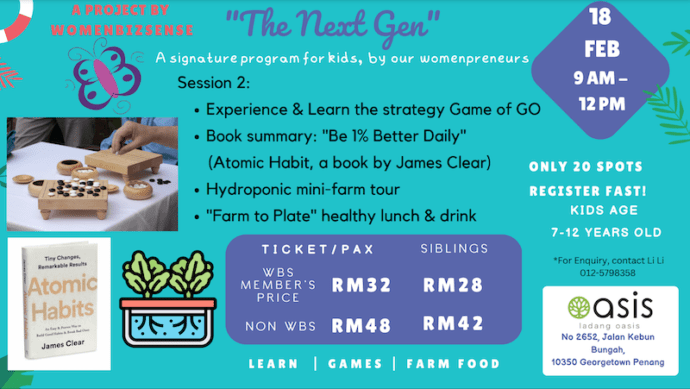 game of go workshop penang on 18 February 2023 by womenbizsense